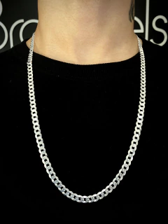 Conjunto Grumet 6mm cordão + pulseira - Prata 925 na internet