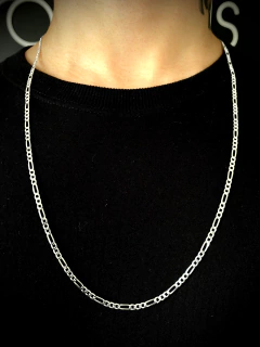 Corrente 3x1 70cm x 3mm - Prata 925 - comprar online