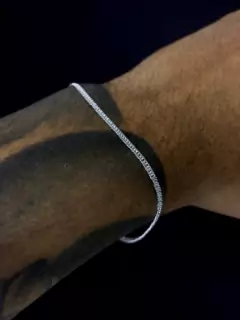 Pulseira Elo Duplo 2mm - Prata 925 - comprar online