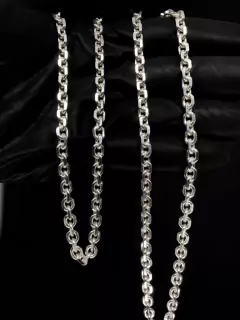 Corrente Tijolinho 70cm x 5mm - Prata 925