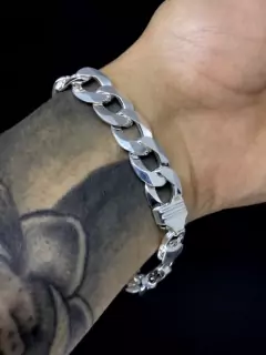 Pulseira Grumet 13mm - Prata 925