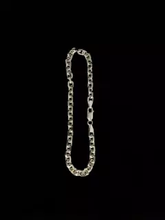 Pulseira Tijolinho 5mm - Prata 925 na internet