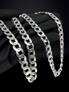 Corrente Grumet 70cm x 10mm - Prata 925 na internet