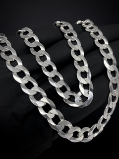 Corrente Grumet 70cm x 10mm - Prata 925 - Brandels Joias - Prata 925