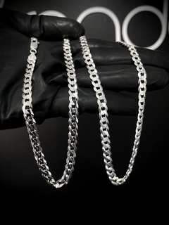 Conjunto Grumet 6mm cordão + pulseira - Prata 925 - Brandels Joias - Prata 925
