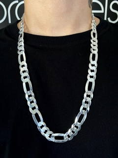 Conjunto 3x1 13mm corrente + pulseira - Prata 925 na internet