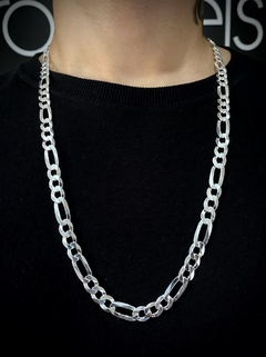 Conjunto 3x1 9mm corrente + pulseira - Prata 925 na internet