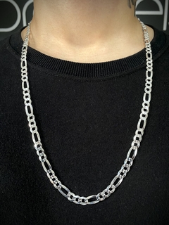 Corrente 3x1 70cm x 7mm - Prata 925 - comprar online