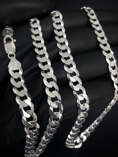 Corrente Grumet 70cm x 8mm - Prata 925 - comprar online