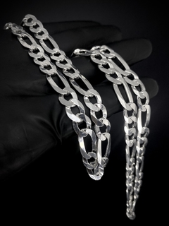 Corrente 3x1 70cm x 9mm - Prata 925 - loja online