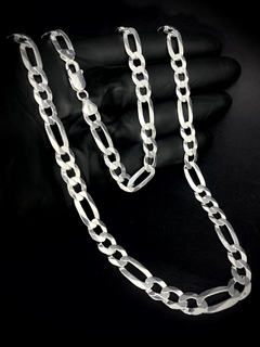 Imagem do Conjunto 3x1 9mm corrente + pulseira - Prata 925