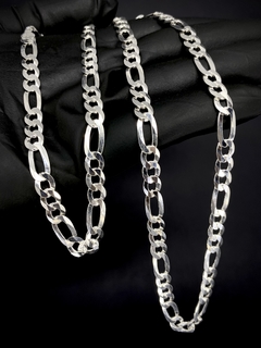 Corrente 3x1 70cm x 7mm - Prata 925 na internet