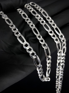 Corrente 3x1 70cm x 7mm - Prata 925 - loja online