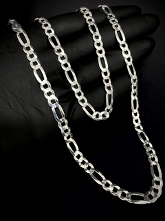 Imagem do Conjunto 3x1 7mm corrente + pulseira - Prata 925