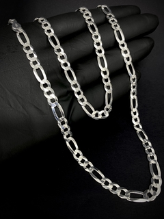 Imagem do Corrente 3x1 70cm x 7mm - Prata 925