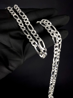 Corrente 3x1 70cm x 7mm - Prata 925