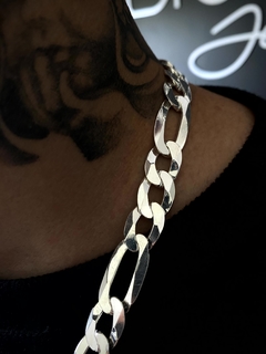 Corrente 3x1 70cm x 11mm - Prata 925 na internet