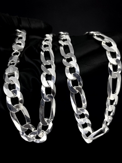 Corrente 3x1 70cm x 11mm - Prata 925 - loja online