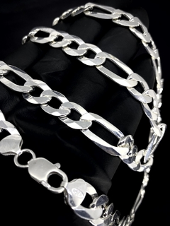 Corrente 3x1 70cm x 11mm - Prata 925 - comprar online