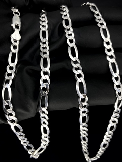 Corrente 3x1 70cm x 6mm - Prata 925