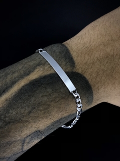 Pulseira 3x1 5mm Com Chapinha - Prata 925