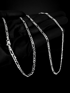 Corrente 3x1 70cm x 3mm - Prata 925 na internet