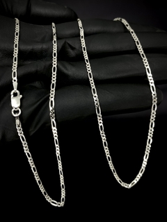 Corrente 3x1 70cm x 2mm - Prata 925