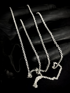 Corrente Cartier 70cm x 2mm - Prata 925