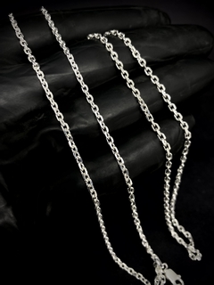 Imagem do Corrente Tijolinho 70cm x 2,5mm - Prata 925