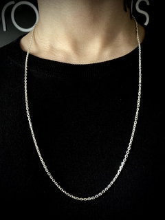 Corrente Tijolinho 70cm x 2,5mm - Prata 925 - loja online