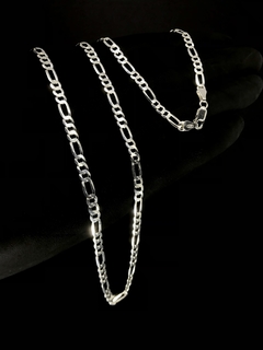 Corrente 3x1 70cm x 5mm - Prata 925