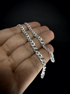 Pulseira Grumet Cravation 5mm - Prata 925 na internet
