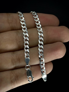 Pulseira Grumet Cravation 5mm - Prata 925 - Brandels Joias - Prata 925