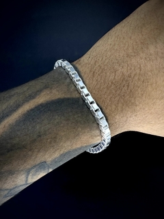 Pulseira Veneziana 5mm - Prata 925