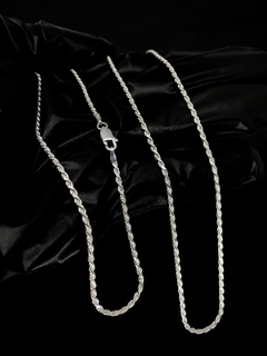 Corrente Baiano 70cm x 3mm - Prata 925