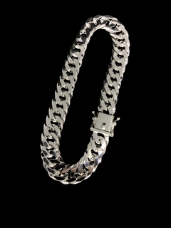 Conjunto Elo duplo 10mm corrente + pulseira - Prata 925 na internet