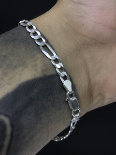 Imagem do Conjunto 3x1 5mm cordão + pulseira - Prata 925