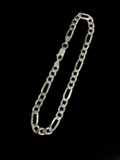 Conjunto 3x1 5mm cordão + pulseira - Prata 925 - comprar online