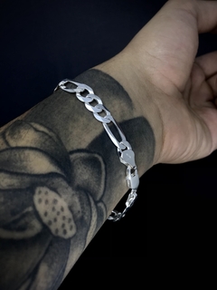 Pulseira 3x1 9mm Com Chapinha - Prata 925 na internet