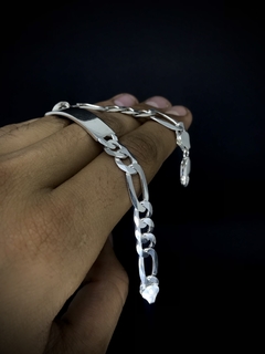 Pulseira 3x1 9mm Com Chapinha - Prata 925 - comprar online