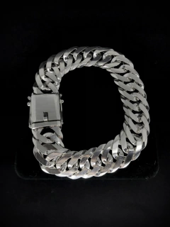 Pulseira Elo Duplo 17mm Gaveta - Prata 925 - comprar online