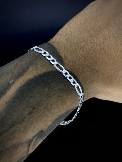 Pulseira 3x1 6mm - Prata 925