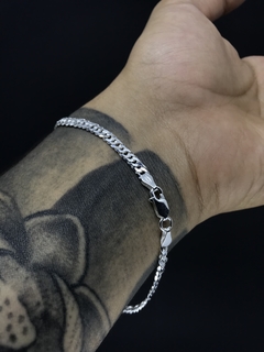 Pulseira Elo Duplo 5mm - Prata 925