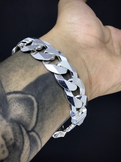 Pulseira Grumet 18mm - Prata 925 - comprar online