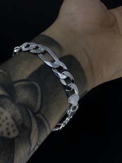 Pulseira 3x1 11mm - Prata 925