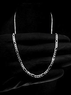 Corrente 3x1 70cm x 3mm - Prata 925 - comprar online