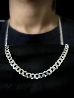 Conjunto Grumet 5mm corrente + pulseira - Prata 925 - loja online