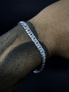 Pulseira Elo Duplo 7mm - Prata 925 - comprar online