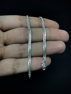 Pulseira Elo Duplo 3mm - Prata 925 - comprar online