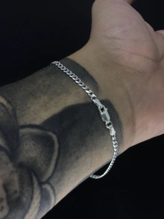 Pulseira Grumet 3mm - Prata 925 na internet